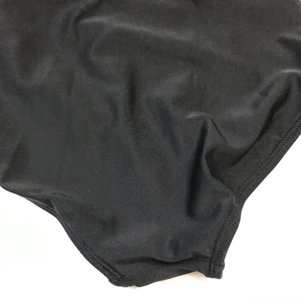 OP and More Than Magic Bathing Suits Little Girls Size XS (4-5) Black,‎ Bright